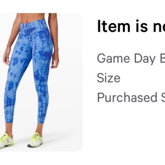 Lululemon Fast & Free Leggings - Picture 3 of 4